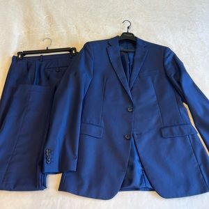 Men's Infinite stretch blue navy suit